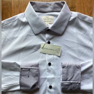 CONSTRUCT White Performance 4 Way Stretch Slim Fit Men’s Size XL NWT